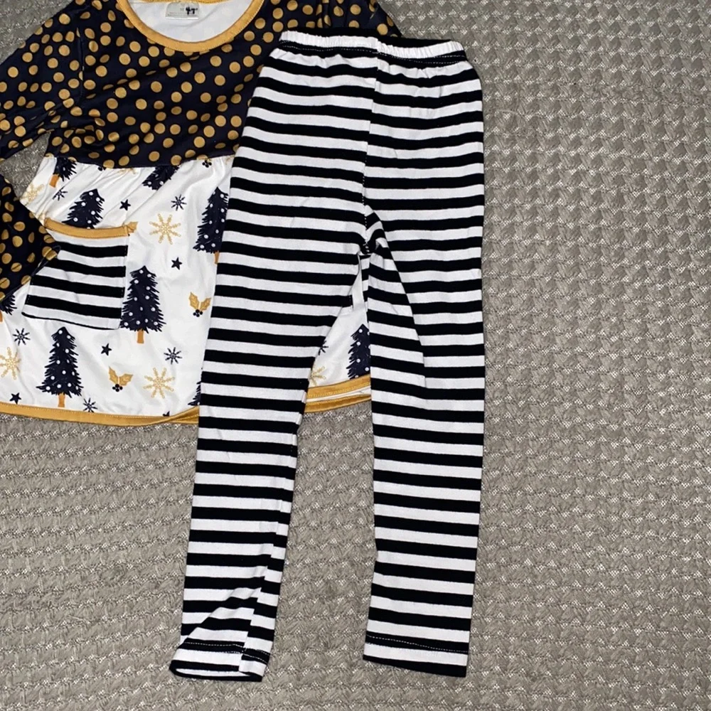 toddler girls 4T 2-piece outfit - Picture 5 of 10